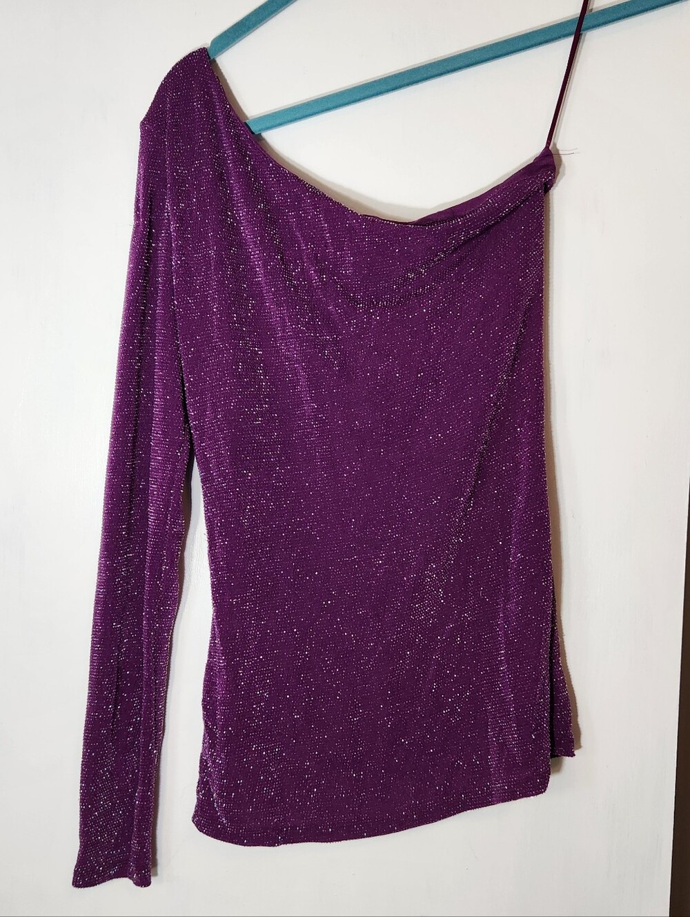 Sparkly One Sleeve Top